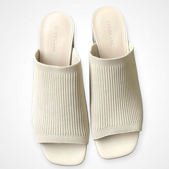 Everlane The Glove Mule in ReKnit White Bone Size 9 NEW - Picture 7 of 16